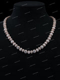 Personalized 925 Sterling Silver Brilliant Cut VVS Moissanite Iced Cuban Link Chain Necklace