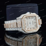 Premium Iced Out Full White Moissanite Diamond Watch For Men
