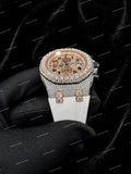 Full Iced VVS Moissanite Diamond Watch Luxury Hip Hop Statement Timepiece For Men