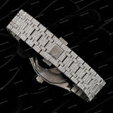 Snow White Ice Drip Moissanite Diamond Watch Personalized Luxury Look