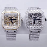 Iced Out Full VVS Moissanite Diamond Stainless Steel Watch