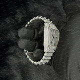 Luxury Iconic Arabic Number Hip Hop Iced Out VVS Moissanite Diamond Watch