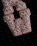 Luxury VVS Moissanite Diamond S925 Sliver Iced Out 3D Pendant Custom Pass Diamond Tester Name Letter Pendant