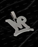 925 Sterling Silver Hip Hop Jewelry Iced Out Initial Name Letter Pendant Necklace Personalized Diamond Unisex Pendant