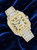 Premium Full Iced Moissanite Diamond Watch Personalized Custom Street Luxury Look