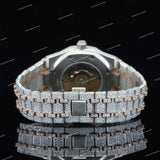Luxury Moissanite Diamond Spiderweb Design Dial Diamond Set Iced Out Watch