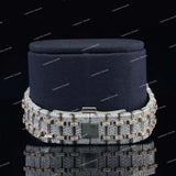 Luxury Fashionable VVS Moissanite Diamond Iced Out Automatic Movement Watch For Men