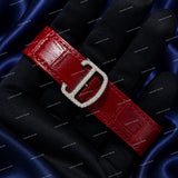 Personalized Moissanite Diamond Watch With Leather Strap Premium Hip Hop Luxury Style