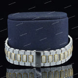 Classic Two Tone VVS Moissanite Diamond Iced Out Watch