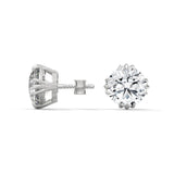 S925 Sterling Silver Moissanite Women's Stud Earrings Light Luxury Fashion Earrings
