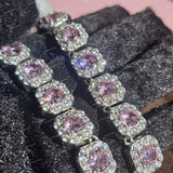 Hip Hop VVS Moissanite Round Cut Diamond Statement Link Chain For Men & Women