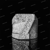 Luxury Custom VVS Moissanite Diamond Championship Ring Iced Out 925 Sliver Style Bling Hip Hop Jewelry for Men