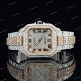 Premium Iced Out Full White Moissanite Diamond Watch For Men