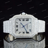Fully Diamond Iced Out VVS Moissanite Diamond Watch For Men