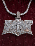 Personalized Letter Pendant 925 Sliver Moissanite Diamond Name Hip Hop Men's Jewelry