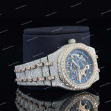 Luxury Fashionable VVS Moissanite Diamond Iced Out Automatic Movement Watch For Men