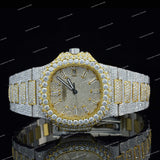 Classic Two Tone VVS Moissanite Diamond Iced Out Watch