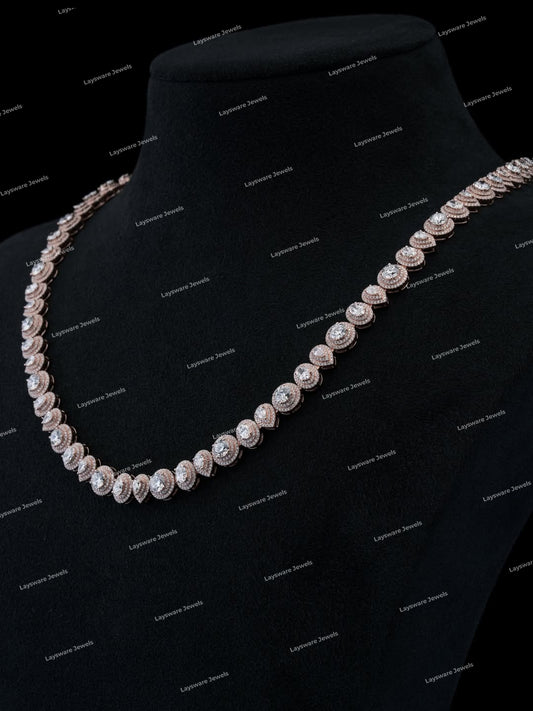 Personalized 925 Sterling Silver Brilliant Cut VVS Moissanite Iced Cuban Link Chain Necklace