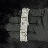 41MM Black Arabic Number Moissanite Diamond Luxury Hip Hop Watch