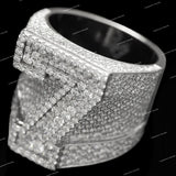 Luxury Custom VVS Moissanite Diamond Championship Ring Iced Out 925 Sliver Style Bling Hip Hop Jewelry for Men