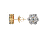 Iced Out 925 Silver With Moissanite Diamond Earring