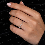 Luxury Alternating Marquise and Baguette Cut VVS Moissanite Diamond Stylish Wedding Band