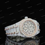 Luxury Moissanite Diamond Spiderweb Design Dial Diamond Set Iced Out Watch