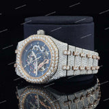 Luxury Fashionable VVS Moissanite Diamond Iced Out Automatic Movement Watch For Men