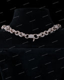 Iced Out Moissanite Diamond 925 Sterling Silver Infinity Chain