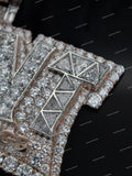Personalized Letter Pendant 925 Sliver Moissanite Diamond Name Hip Hop Men's Jewelry