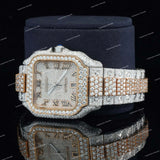 Premium Iced Out Full White Moissanite Diamond Watch For Men