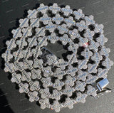 High Quality Custom Hip Hop Jewelry S925 Silver Four Leaf Clover 925 Sliver VVS Moissanite DiamondNecklace