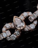 New Style S925 Silver Moissanite Cuban Link Chain Hip Hop Jewelry Iced Necklace