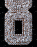 Custom Letter Name Pendant 925 Sterling Silver Gold Plated Moissanite Diamond Pendant