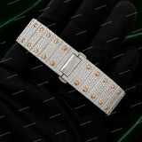 Custom Rose Gold Tone Moissanite Diamond Watch Custom Luxury Fashion Style