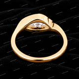 Luxury Marquise Cut Moissanite Diamond Engagement Ring in East West Style