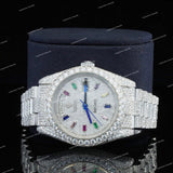 Personalized Luxury Diamond Iced Out Moissanite Diamond Watch For Men