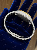 Premium Full Iced Moissanite Diamond Watch Personalized Custom Street Luxury Look