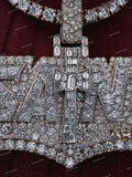 Personalized Letter Pendant 925 Sliver Moissanite Diamond Name Hip Hop Men's Jewelry
