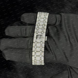 Fully Iced Out Black Stick Bar Moissanite Diamond Premium Watch For Men