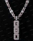 Custom Letter Name Pendant 925 Sterling Silver Gold Plated Moissanite Diamond Pendant