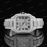 Premium Iced Out Full White Moissanite Diamond Watch For Men