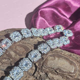 Hip Hop VVS Moissanite Round Cut Diamond Statement Link Chain For Men & Women