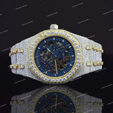 Luxury Fashionable VVS Moissanite Diamond Iced Out Automatic Movement Watch For Men